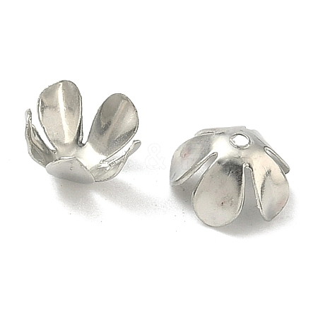 5-Petal Iron Flower Bead Caps IFIN-M008-02P-1