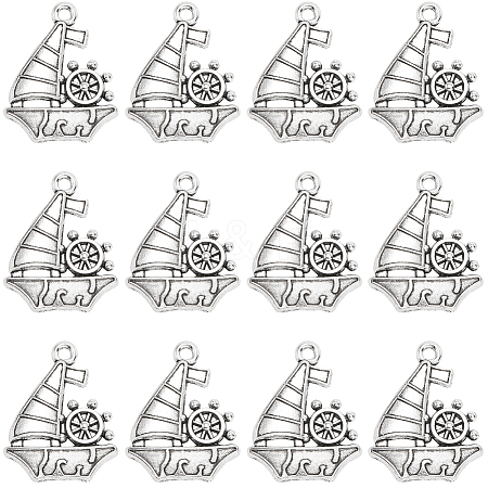 80pcs Alloy Pendants PALLOY-SC0004-34-1