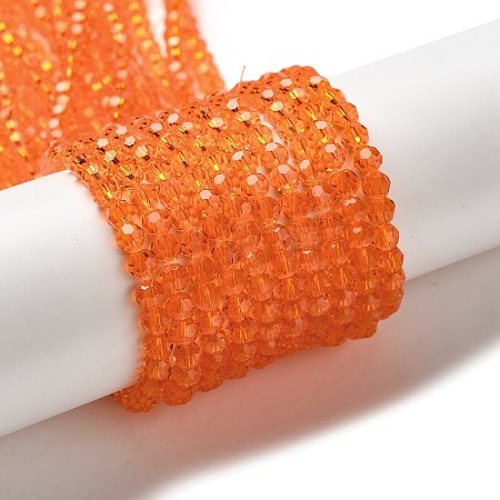 Transparent Glass Beads Strands LS-EGLA-A035-T4mm-D05-1