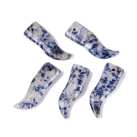 Natural Blue Spot Jasper Big Pendants G-Q601-35-1