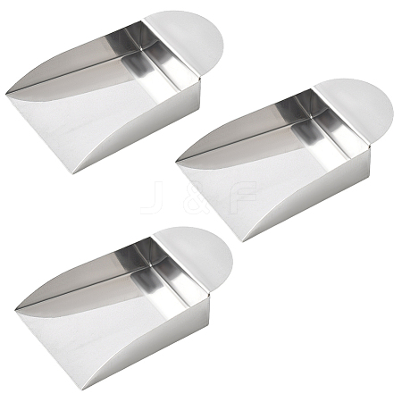 3Pcs Stainless Steel Bead Shovel AJEW-SC0031-63-1