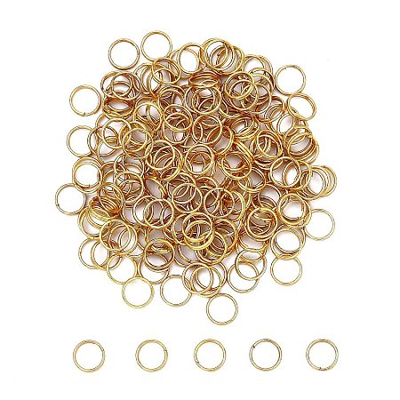 Iron Split Rings JRD7MM-01G-01-NF-1