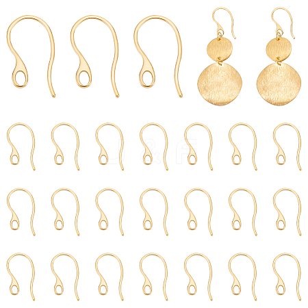 Ion Plating(IP) 304 Stainless Steel Earring Hooks STAS-UN0058-41G-1