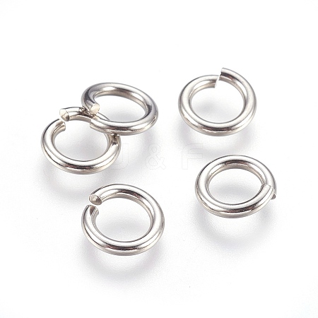 Tarnish Resistant 304 Stainless Steel Saw Cut Open Jump Rings STAS-P212-25P-22-1