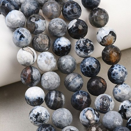Natural Fire Crackle Agate Bead Strands G-K166-07F-10mm-07-1