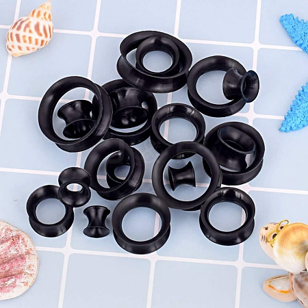 10 Pairs Silicone Ear Gauges WGCF9F6-25-1