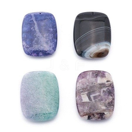 Natural Gemstone Pendants G-F695-03-1