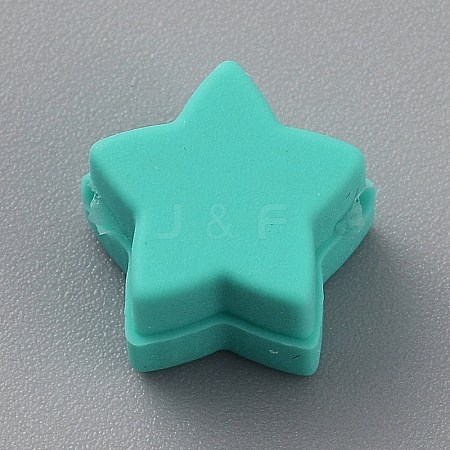 Star Silicone Focal Beads SIL-TAC0008-08G-1