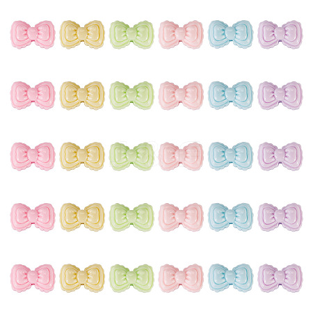 30Pcs Opaque Resin Decoden Cabochons RESI-TADJ0001-13B-1