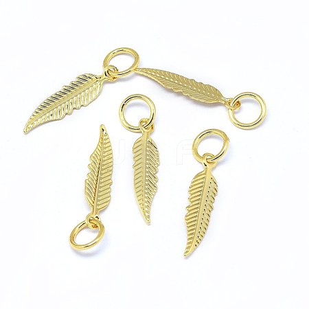 Brass Pendants KK-F764-02G-1
