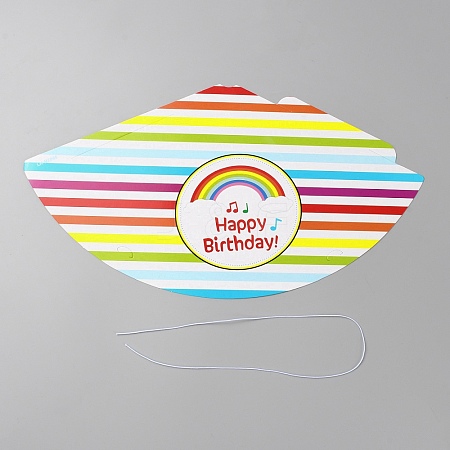 Paper Party Hats Cone AJEW-WH0348-130D-1