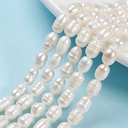Natural Cultured Freshwater Pearl Beads Strands PEAR-L001-02-1