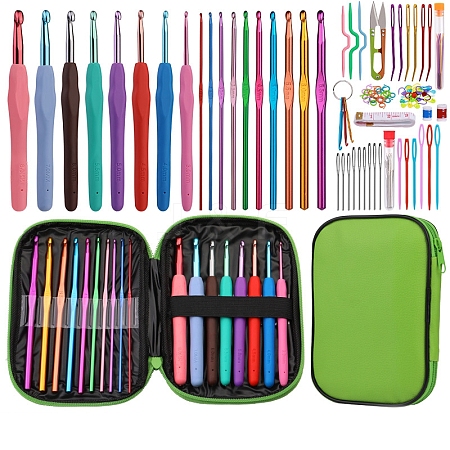 Aluminum Crochet Hooks Kit PW-WG932DC-09-1