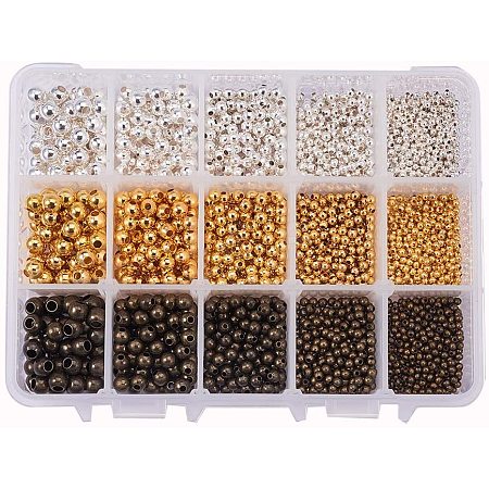 Brass Spacer Beads KK-PH0034-75-1