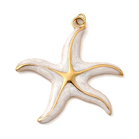 304 Stainless Steel Enamel Pendants X-STAS-B093-33G-04-1