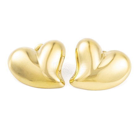 Left and Right Ion Plating(IP) 304 Stainless Steel Stud Earrings for Women EJEW-A049-06G-1
