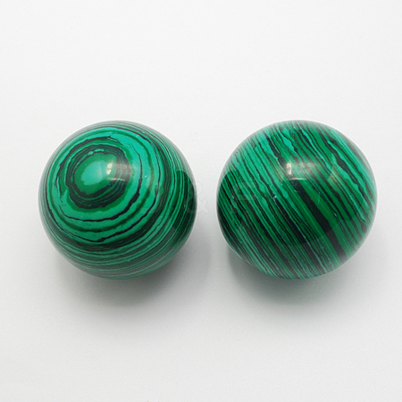 Synthetical Malachite Gemstone Decorations DJEW-R001-2-1