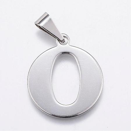 Tarnish Resistant 304 Stainless Steel Pendants STAS-F106-95P-O-1