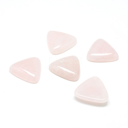 Natural Rose Quartz Gemstone Cabochons G-T025-10x10mm-06-1