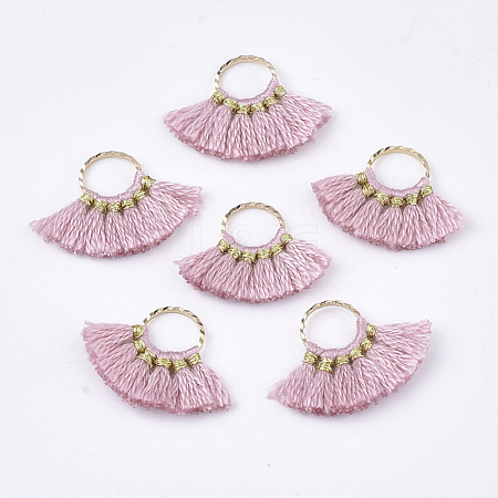 Polycotton(Polyester Cotton) Tassel Pendants Decorations FIND-S302-11B-1