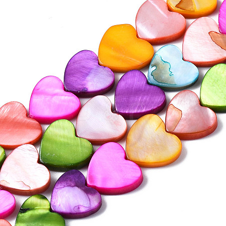 Natural Freshwater Shell Beads Strands X-SHEL-S278-024B-1
