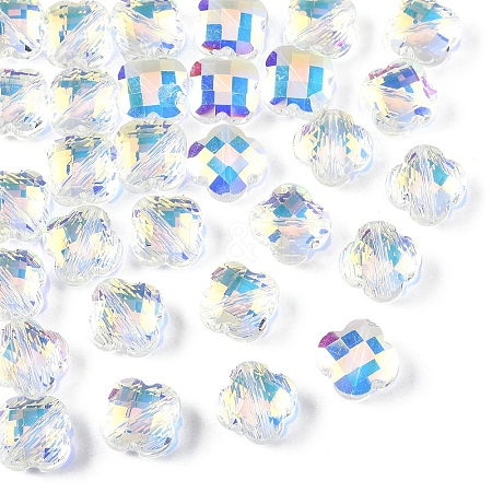 30Pcs Electroplate Glass Beads EGLA-YW0006-16D-1