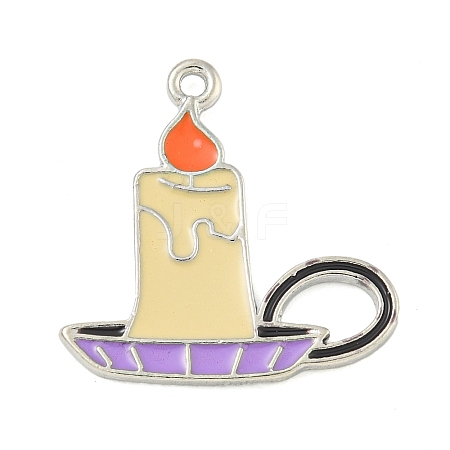 Halloween Theme Alloy Enamel Pendants ENAM-M221-02P-04-1