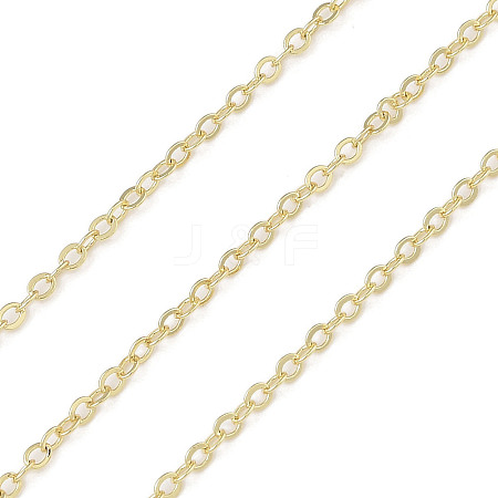 Rack Plating Brass Cable Chains CHC-A010-02G-1