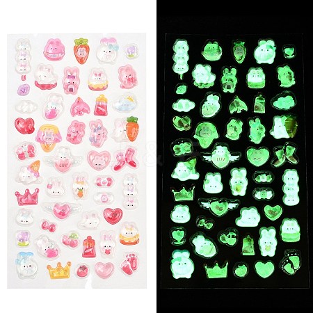 Epoxy Resin 3D Puffy Stickers DIY-G122-01E-1
