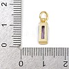 Brass with Cubic Zirconia Pendants KK-A269-68D-G-3
