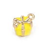 Alloy Enamel Charms PALLOY-R158-05G-04-2