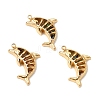 Marine Organism Theme Natural Shell Pendants SH-CBA6E49-01G-B-1