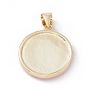 Rack Plating Brass Enamel Pendants KK-B065-03G-04-2