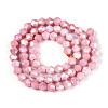 Anti-Tarnish Electroplate Bicone Glass Beads Strands EGLA-T021-6mm-16-02-2