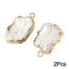 2Pcs Baroque Natural Keshi Pearl Pendants PEAR-YW0001-11-1