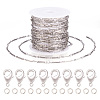 DIY Brass Necklaces/Bracelets Making Kits DIY-TA0011-05A-1