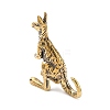 Brass Kangaroo Display Decorations X-KK-D370-07AG-2