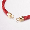 Nylon Twisted Cord Bracelet Making MAK-F019-01G-3