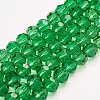 Imitation Austrian Crystal Bead Strands G-M181-6mm-15A-1