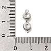 Brass Pave Cubic Zirconia Connector Charms KK-N289-26P-05-3