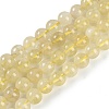 Natural Lemon Quartz Beads Strands G-H062-A01-02-1