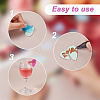 40Pcs Acrylic Wine Glass Charms AJEW-GA0006-26-4
