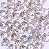 50Pcs Teardrop Transparent Glass Charms PW-WGCC72C-11-1