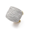 304 Stainless Steel Open Cuff Rings RJEW-K258-08GP-02-2