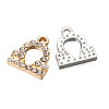 2 Sets 2 Colors Zinc Alloy Pendants ALRI-FW0001-02-3