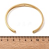 304 Stainless Steel Micro Pave Cubic Zirconia Double Layer Cuff Bangle for Women BJEW-K303-01G-5