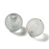 Frosted Transparent Acrylic Beads X1-OACR-F013-13F-2