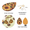 DIY Teardrop Earring Making Kit DIY-TA0004-64-5