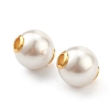 Plastic Imitation Pearl Beads STAS-Z009-01A-G-2