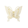 Hollow Butterfly Shape Plastic Large Claw Hair Clips PW-WG59392-02-1